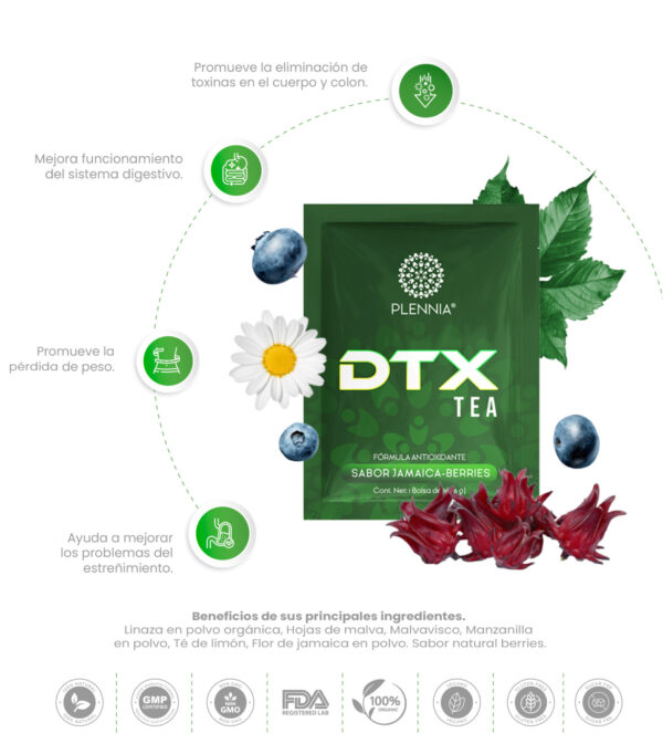 DTX Tea - Desintoxicación y Energía Natural | Plennia - Image 2